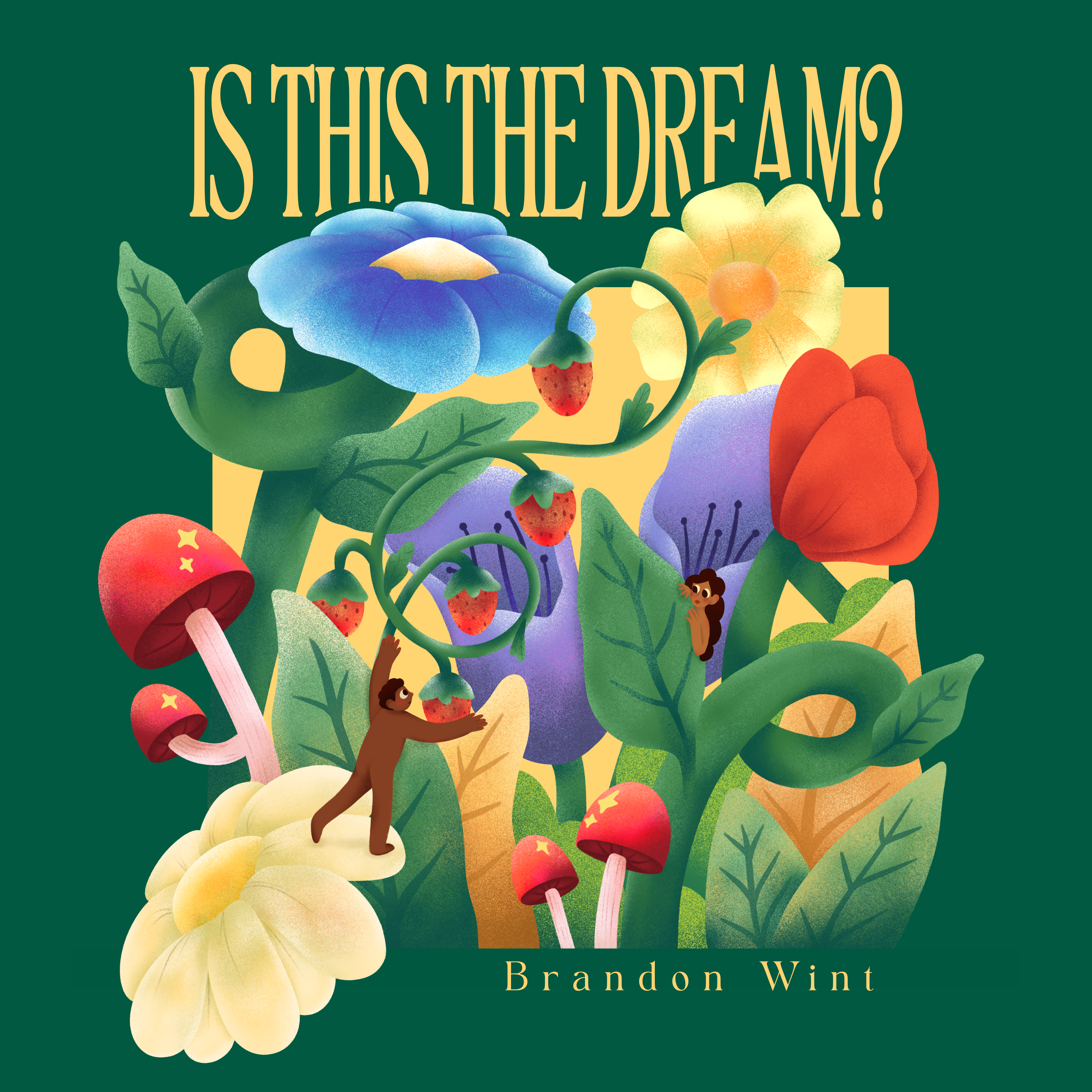 Is This The Dream? album design album illustration digital illustration illustration poster design poster illustration storytelling design storytelling illustration visual storytelling