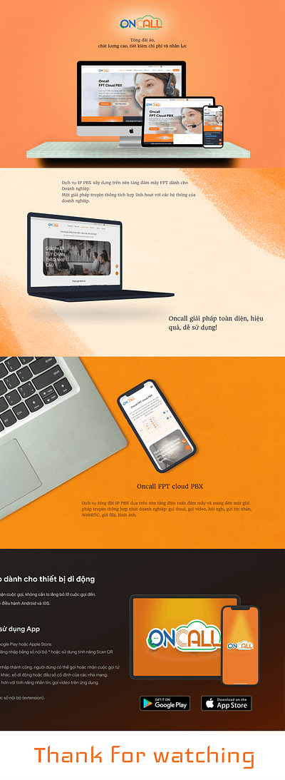Web OnCall design ui ux uxui design