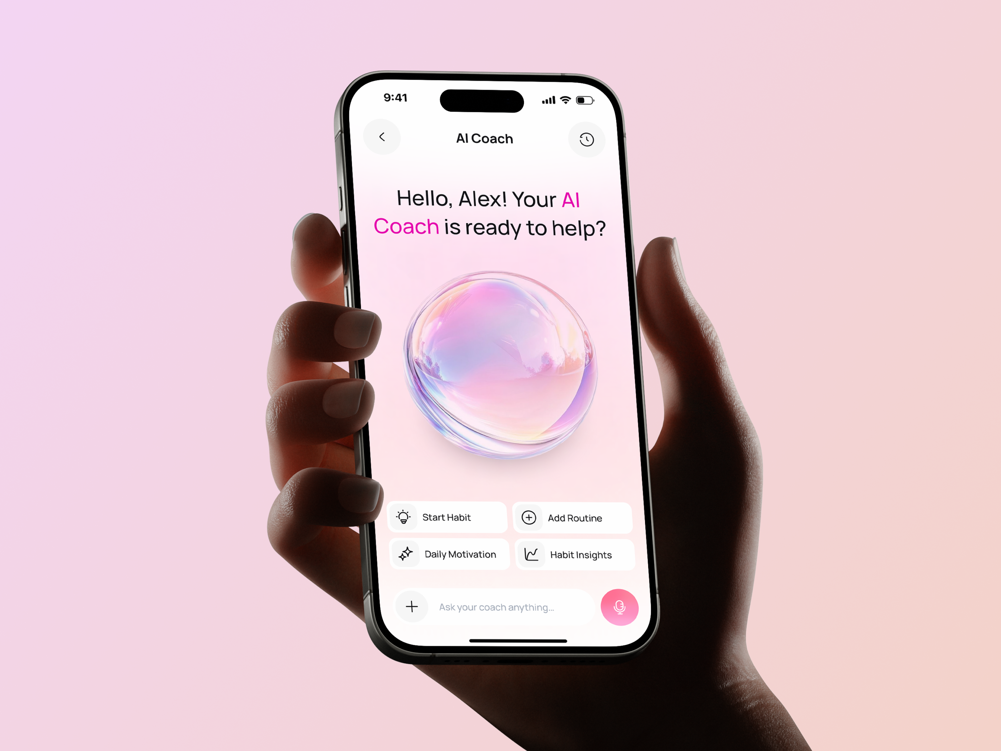Example of Ai  Mobile App Design & Development