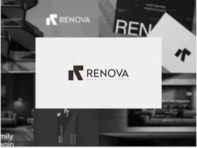 Renova – Architect & Interior Design Studio Logo Brand Identity architecture architecture branding brand design brand guideline brand identity brand system branding corporate branding design studio geometric logo graphic design identity design interior branding interior design logo concept logo design minimal logo modern logo monogram logo visual identity