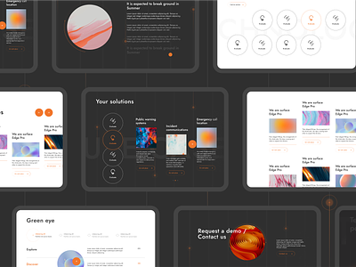 30+ Customizable modules for Intersec Group branding design graphic design illustration website