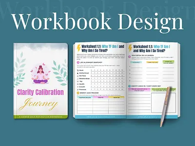 Personal Growth Workbook Design aesthetic layout canva design clean layout coaching workbook digital workbook editorial layout guided journal journaling prompts life coaching tools mindset journal modern workbook personal growth printable workbook productivity journal reflection workbook self improvement self reflection therapy worksheet wellness design workbook design
