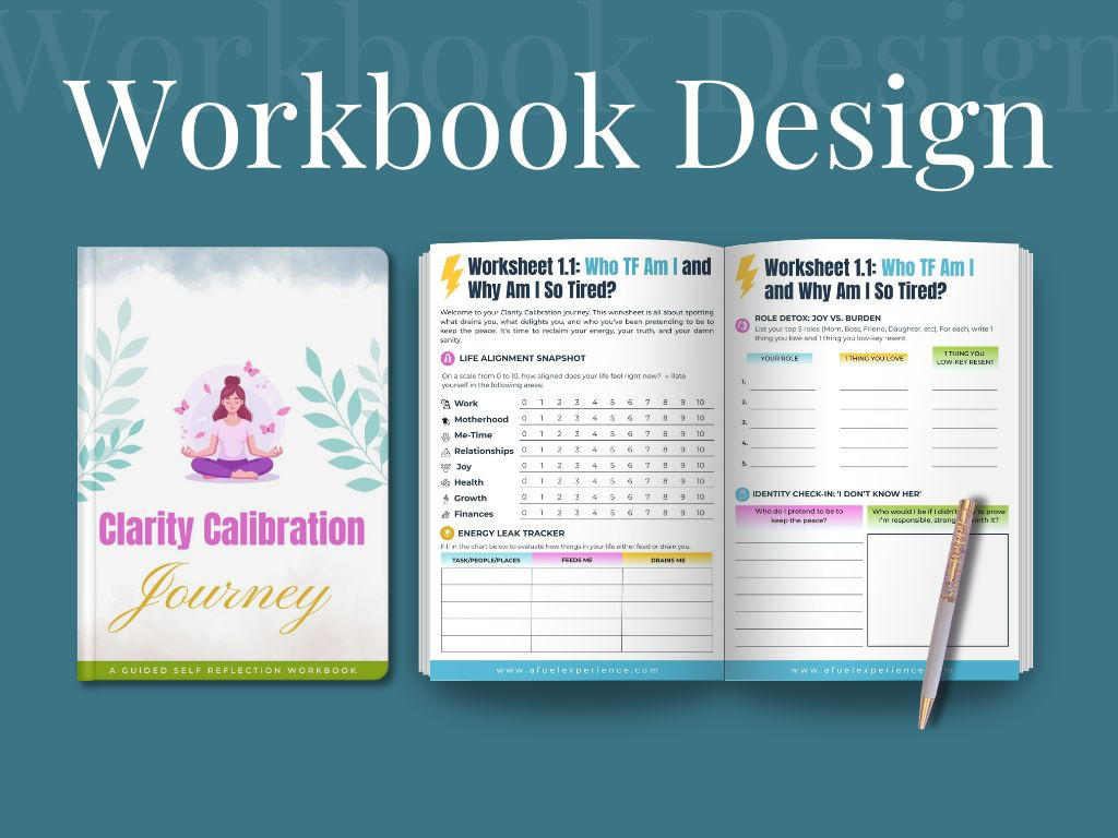 Personal Growth Workbook Design