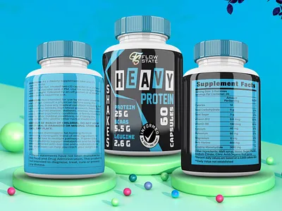 Supplement Label & Packaging Design design graphic design illustration label design label packaging packagedesign packaging design packaging mockup packagingdesign ui