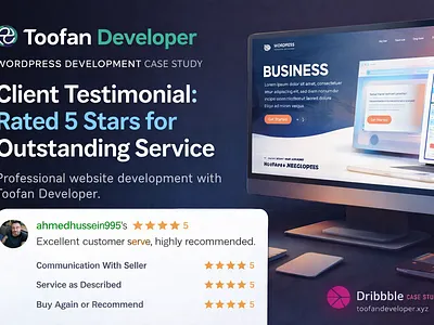 Modern WordPress Business Website | Speed Optimized & Conversion agency client work elementor freelance landing page portfolio service ui design website website development wordpress wordpress website
