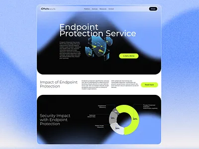 Tech website graphic design ui website design