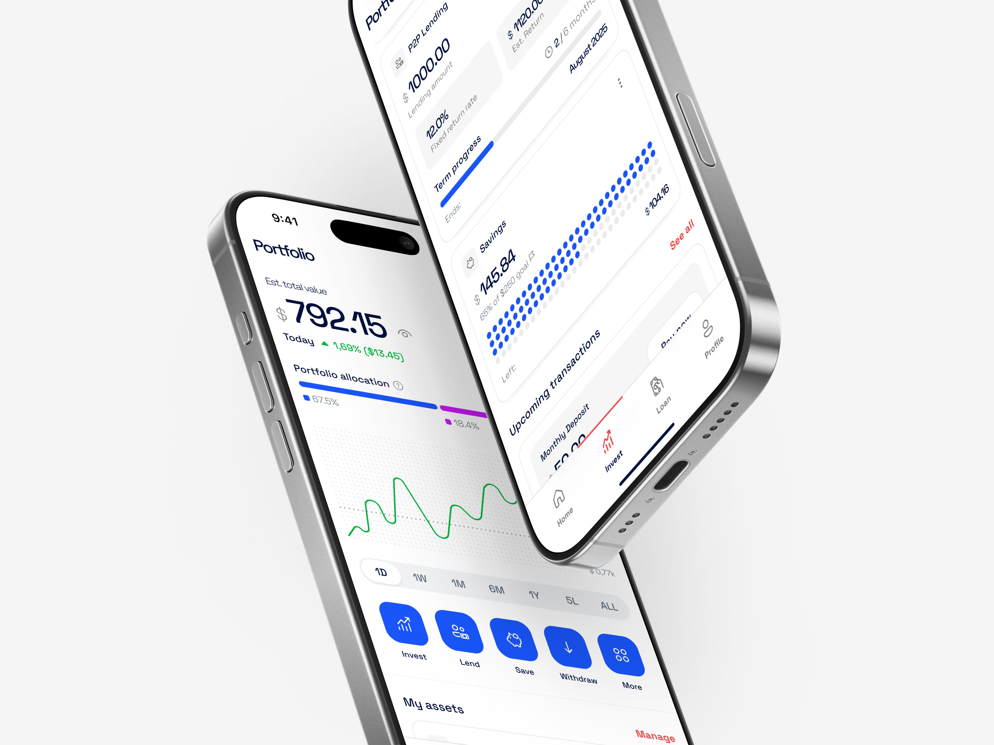 Example of Investa: Wealth Growth Hub Mobile App