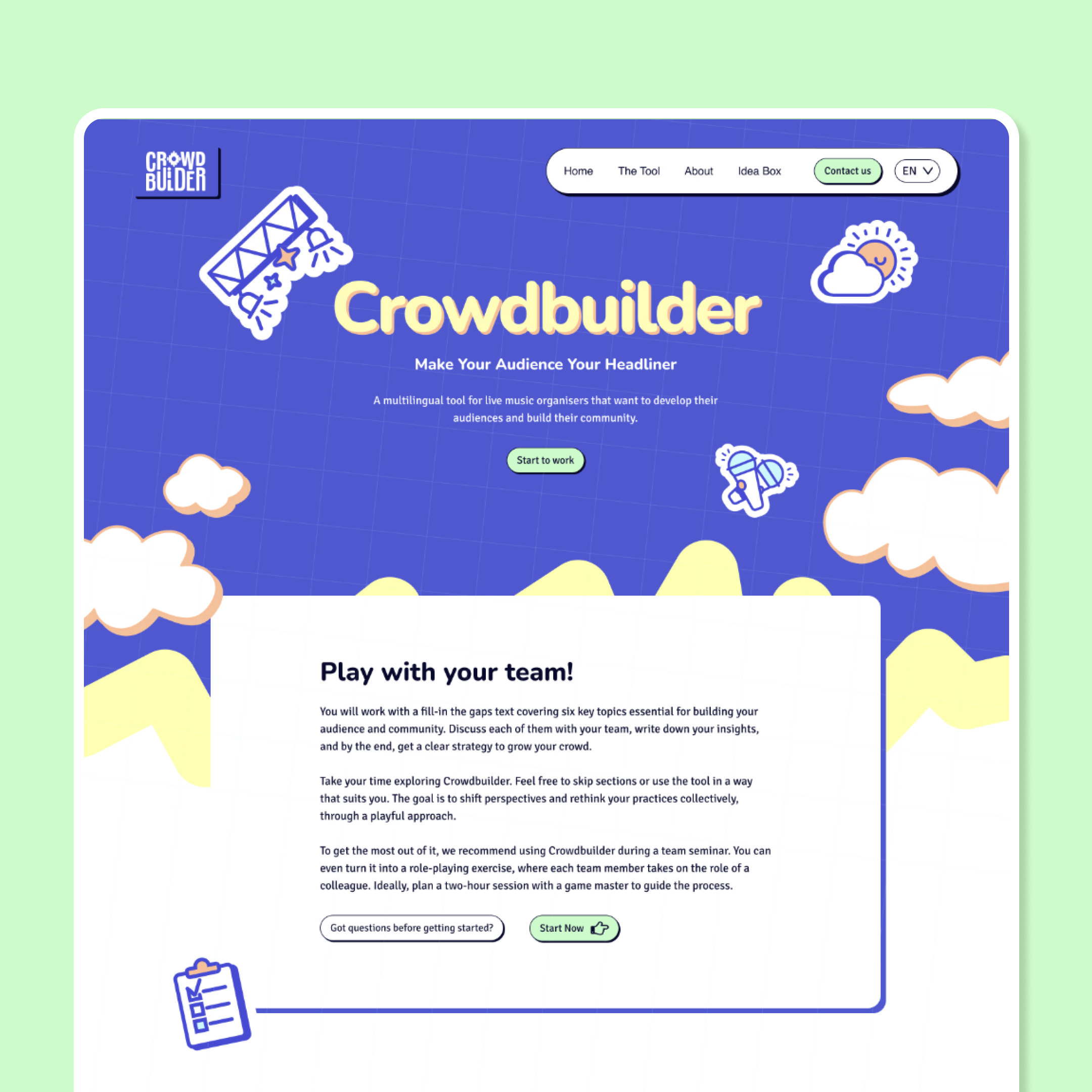 Website music - UX/UI design animation creative eco friendly ui ux webdesign website