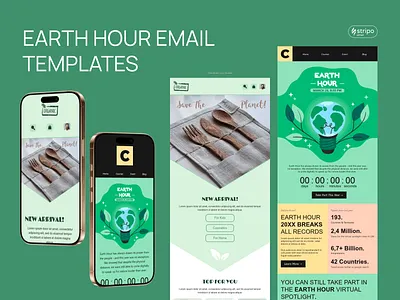 Earth Hour Email Design design email email builder email campaign email design email marketing email newsletter email templates html email newsletter stripo email ux design web design