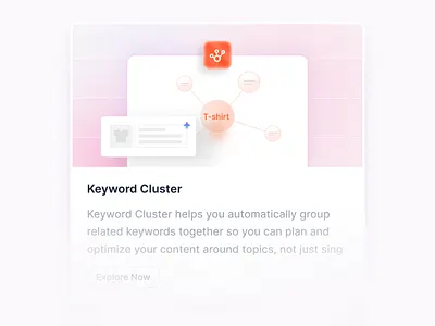 In-app UI Card - Keyword Cluster bento bento grid bento ui component creative dashboard cards design design system feature cards figma glassmorphism modern ui shopify ui ui kit uiux web design