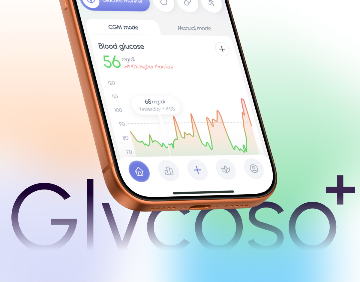 Example of [Case Study] AI Glucose Tracking - Healthcare Mobile App Design