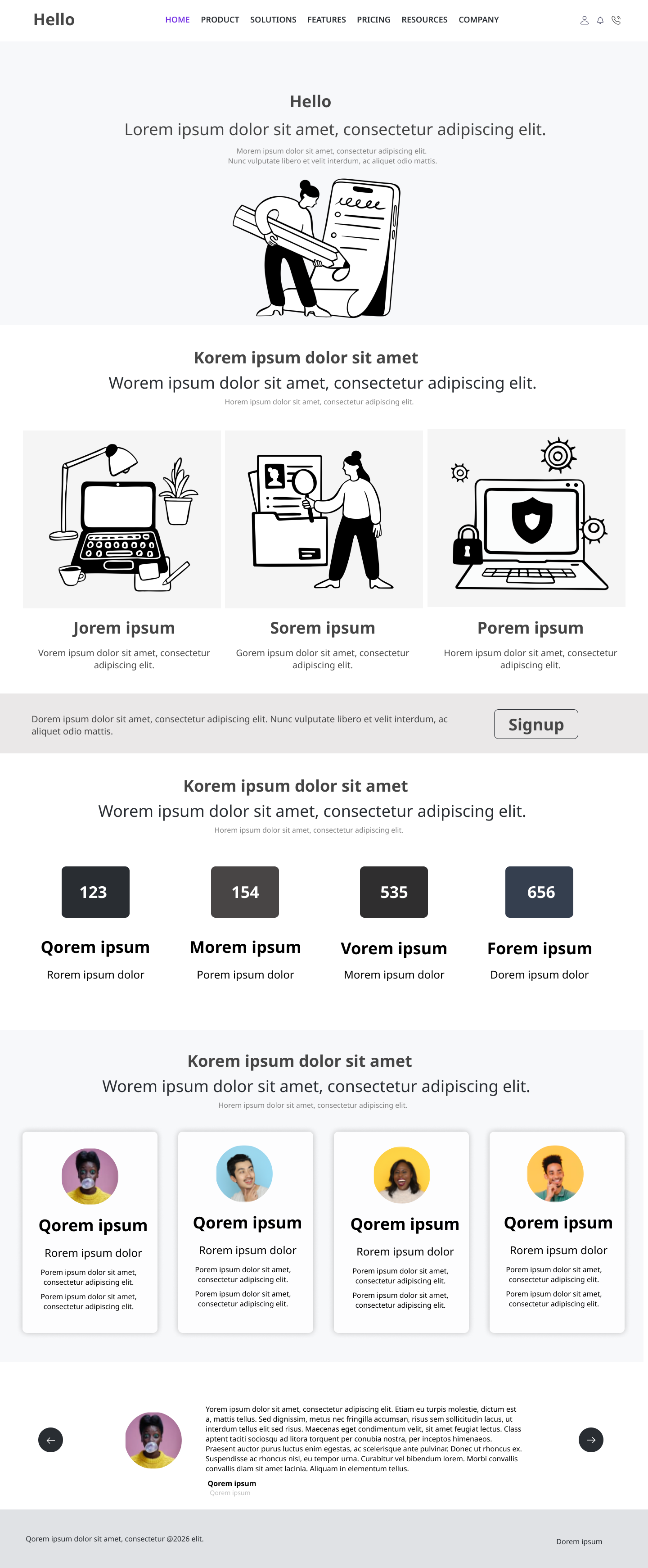 Simple Template branding design dribbble graphic design illustration logo poster simple template ux vector website