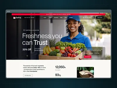 Sofraj – Food Logistics Service WooCommerce WordPress Theme business website courirer service delivery service ecommerce theme food delivery business food delivery theme food logistics service food transport grocery shops mobile friendly online food delivery organic fruit stores restaurant delivery seo friendly supermarkets web design web development woocommerce wordpress theme