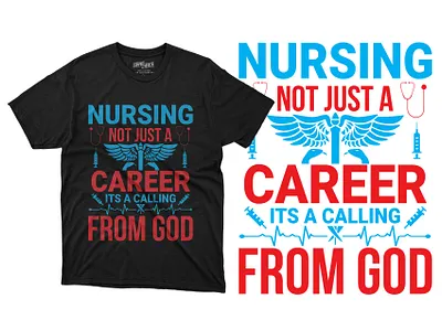 Nurse t shirt animation custom graphic design illustration nurse tshirt typography