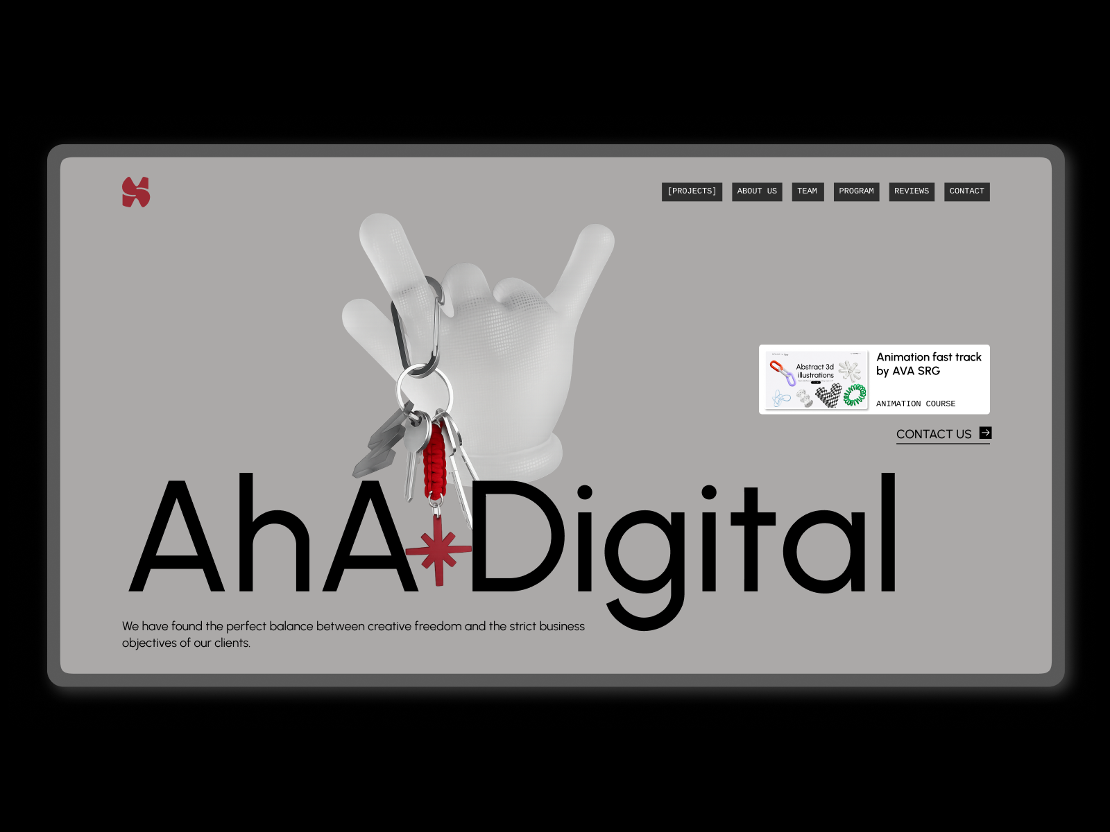 Example of AI Creative Platform — Modern Visual Storytelling Experience