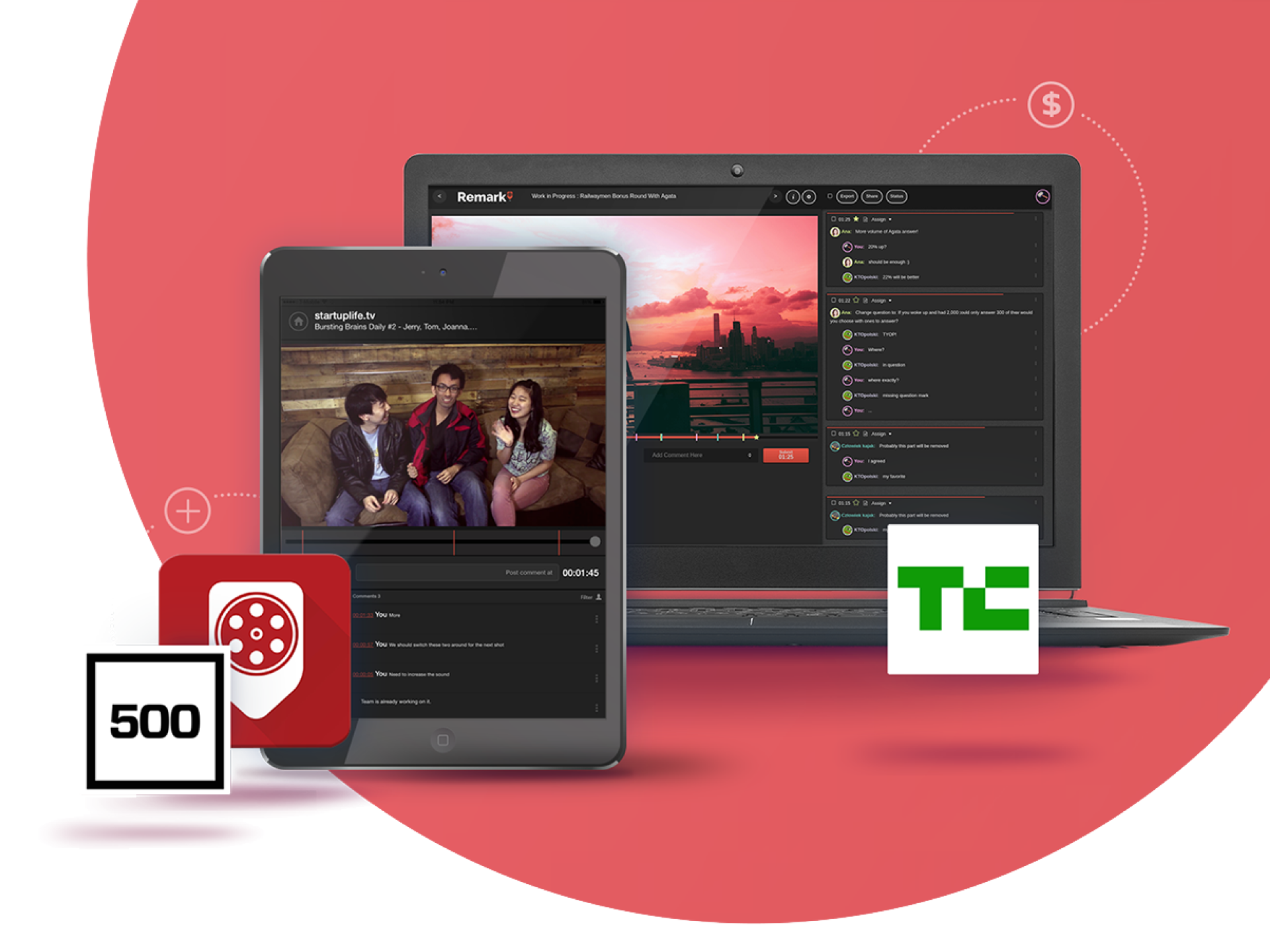 Remark - entertainment industry app app development design development software technology ux ui web app