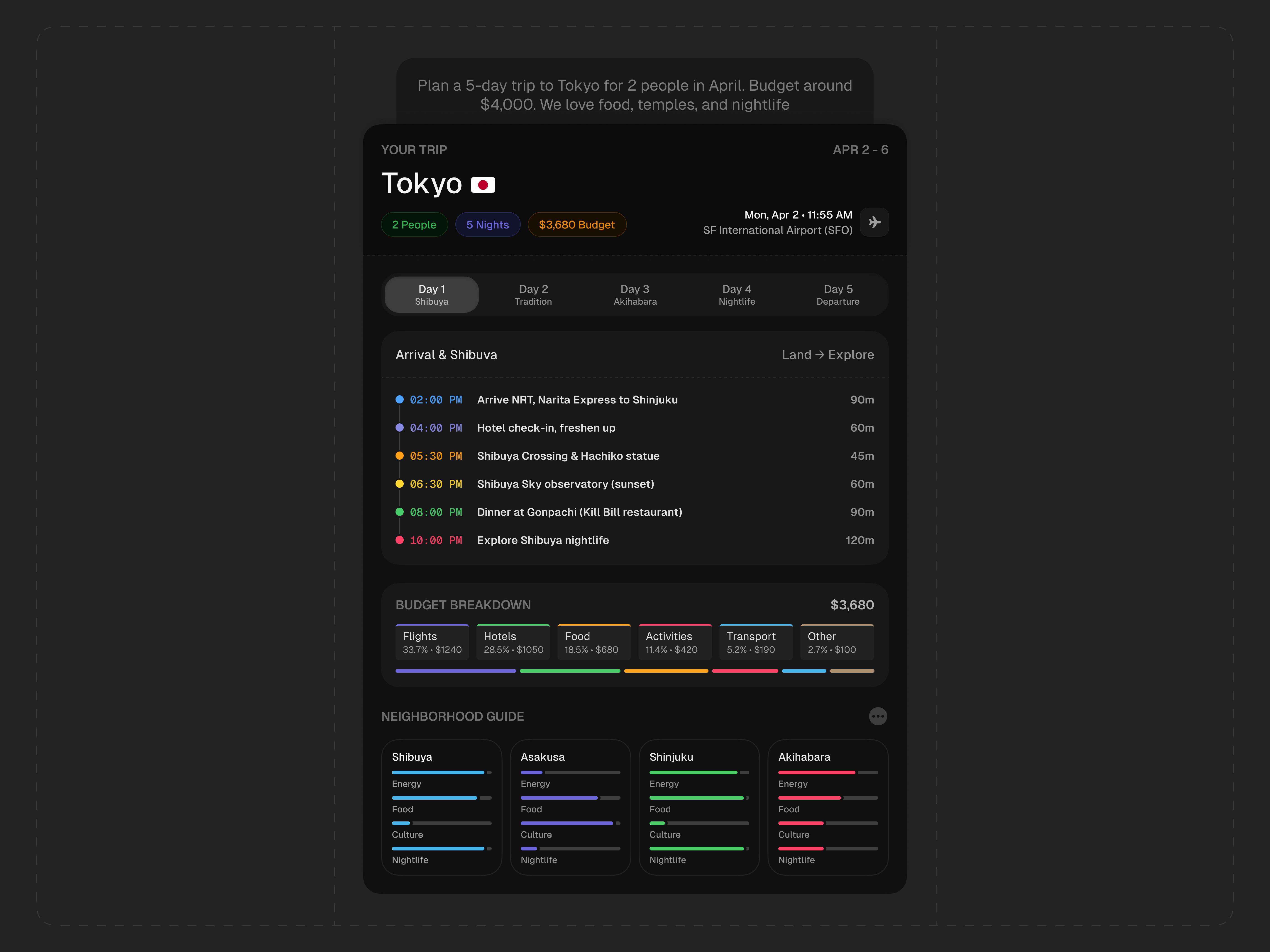 AI Visual Response Card UI — 10-12