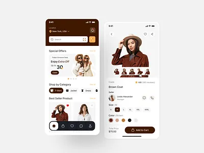Fashion Ecommerce Mobile App UIUX Design | Clothing Store App android app app designer application design clothing brand clothing store app design ecommerce app fashion app fashion ecommerce app figma hire ui ux designer ios ui ui designer uiux design user experiencce user interface ux ux designer