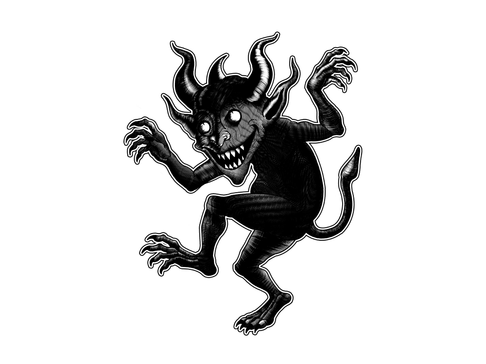 The Dancing Imp advertising branding graphic design label design packaging