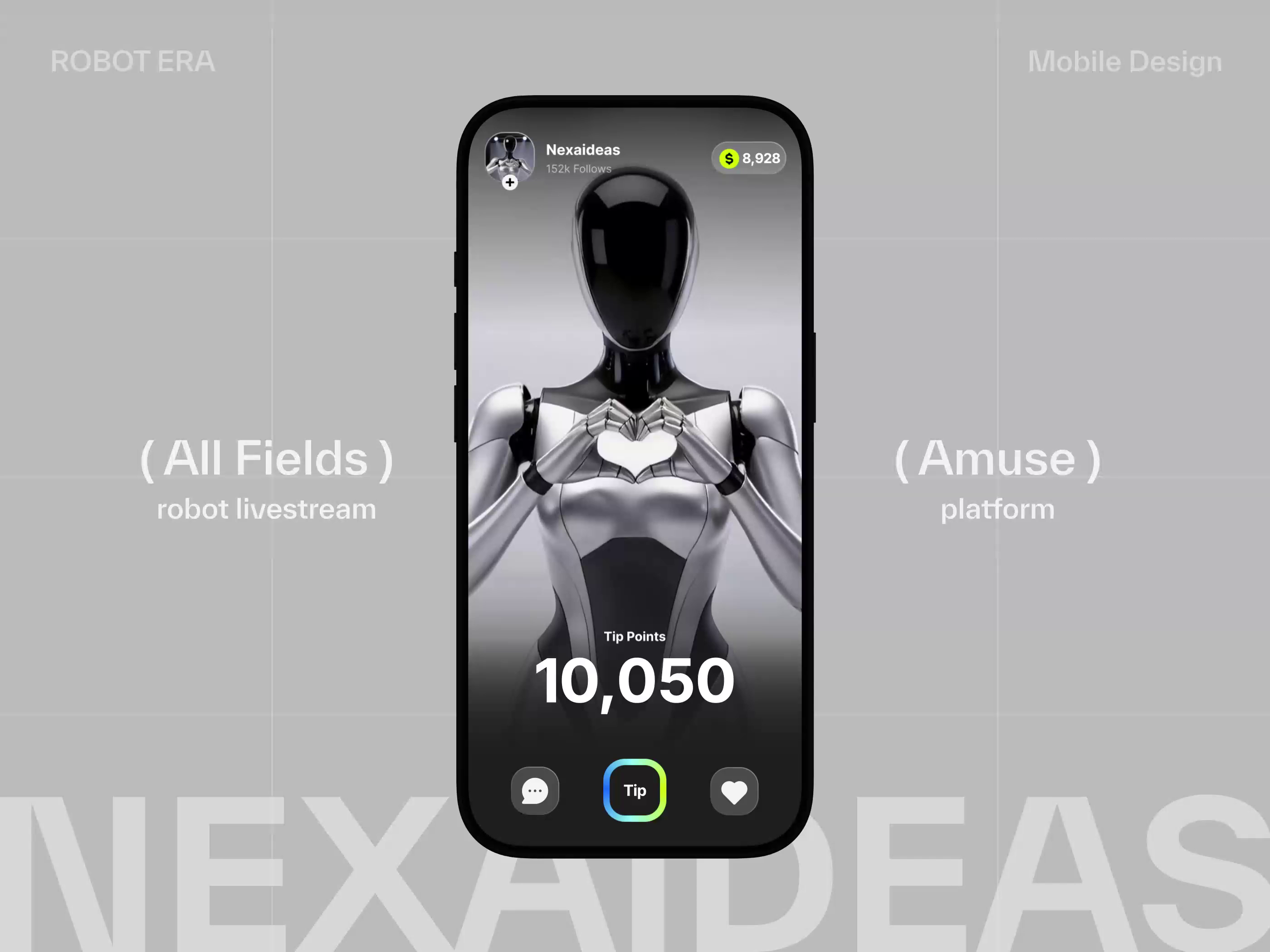 NEXAIDEAS - RoboStream PK | Futuristic Robot Live Entertainment