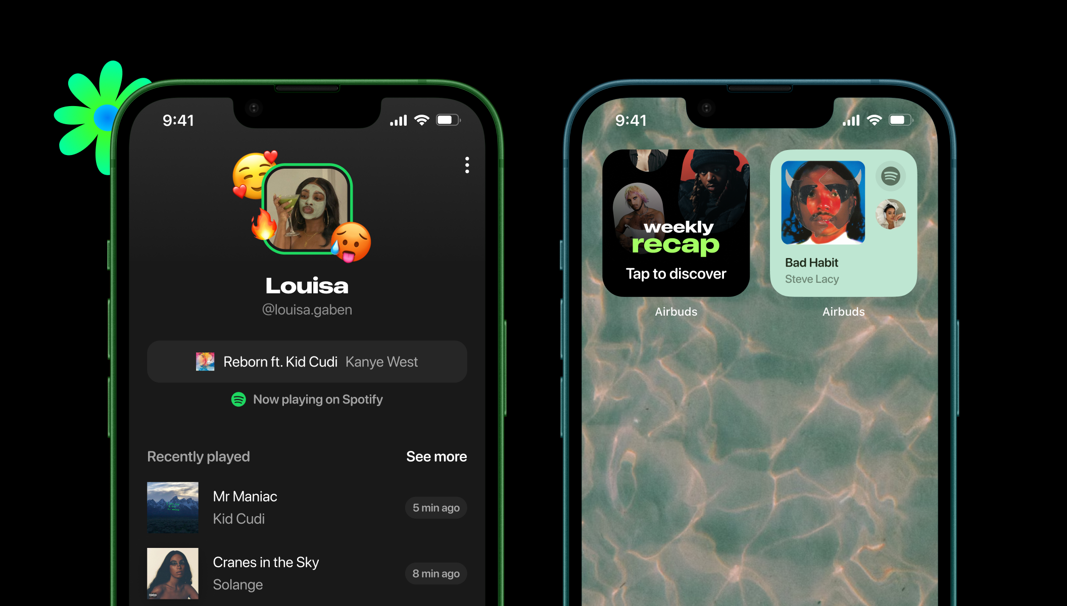 Airbuds.fm app branding design ios logo music ui ux