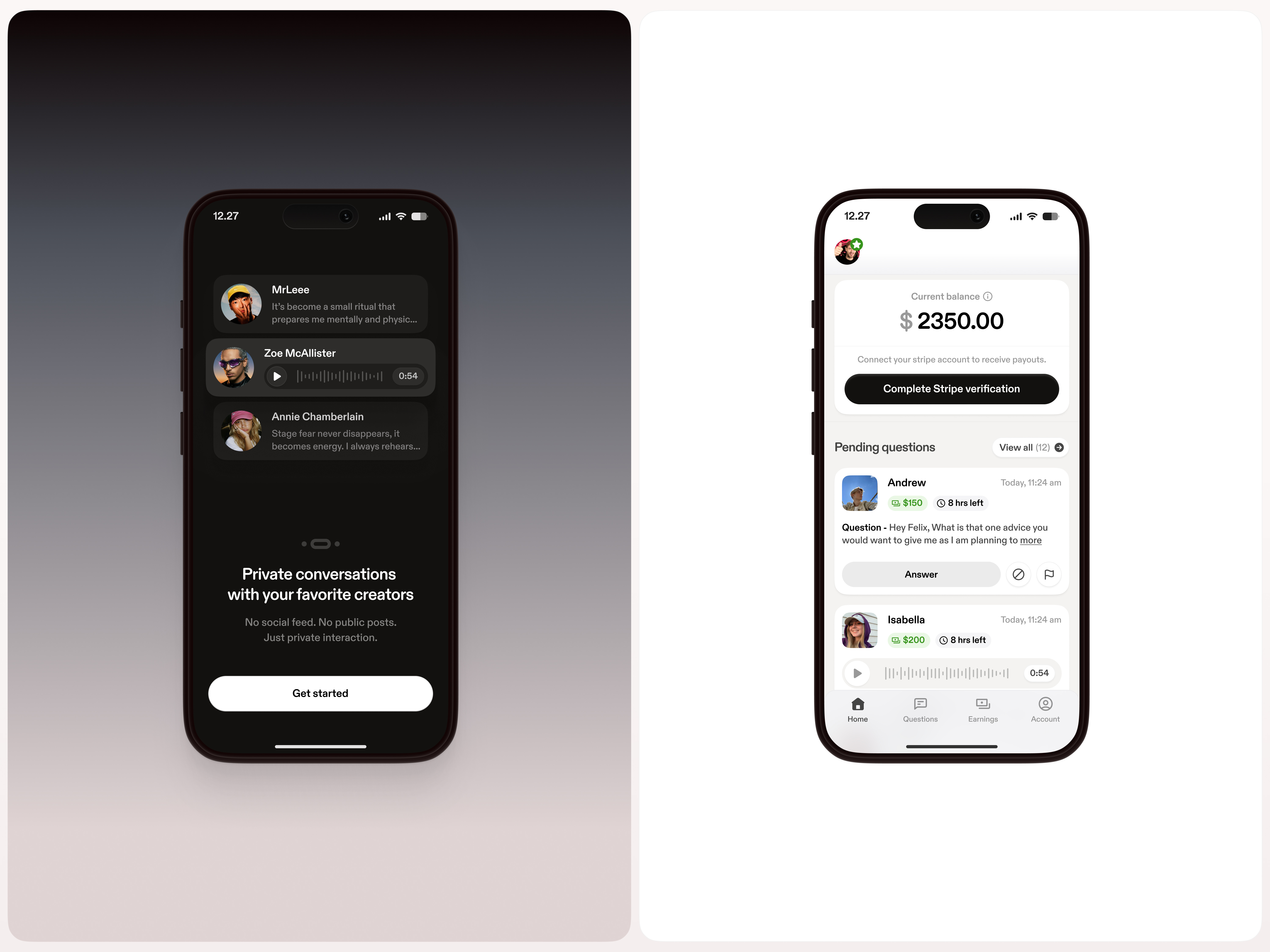 Onboarding + Dashboard 📱 abstract cards dashboard design system mobile onboarding ui