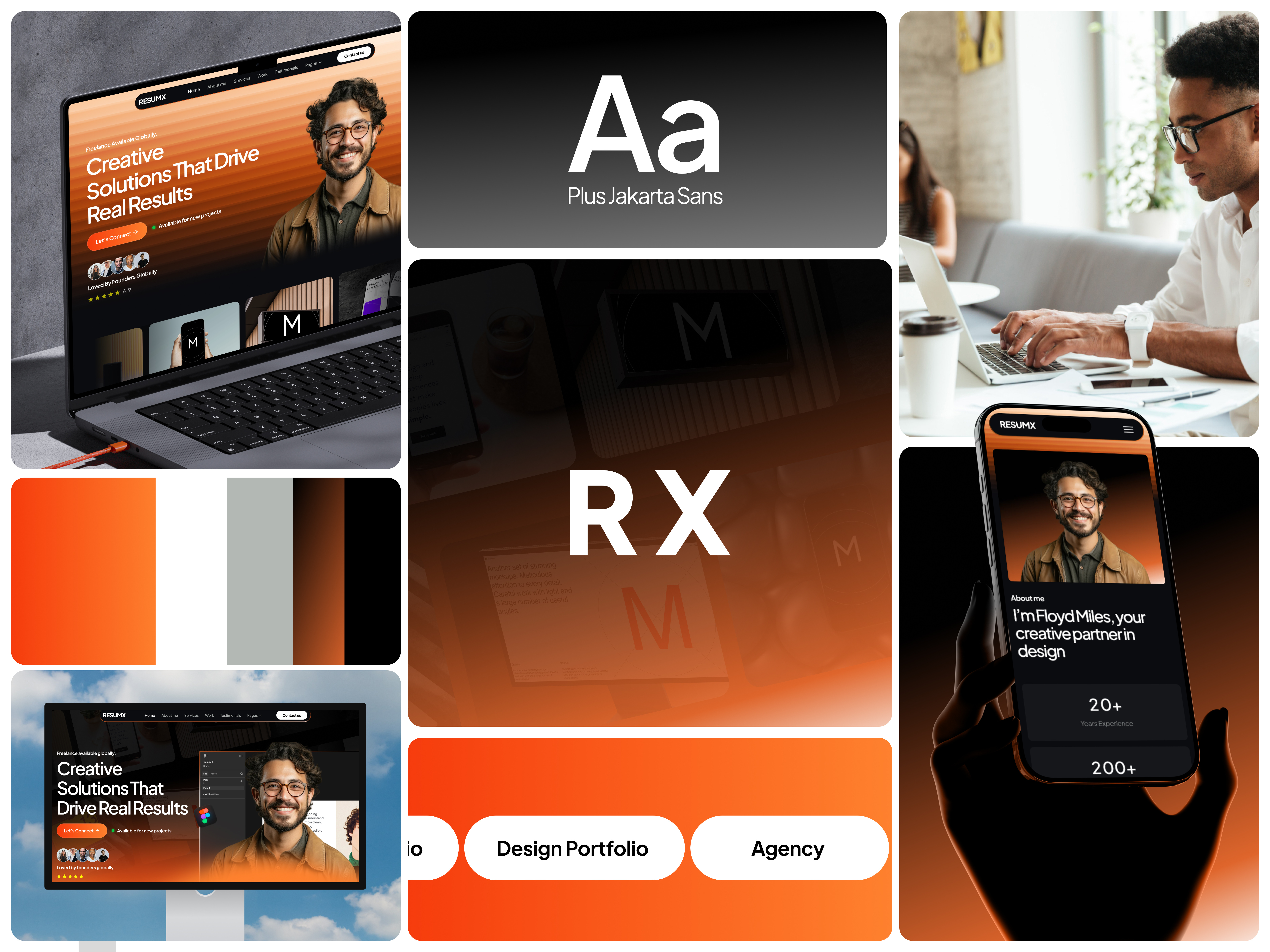 Example of Logo ,Branding & Website Design Package