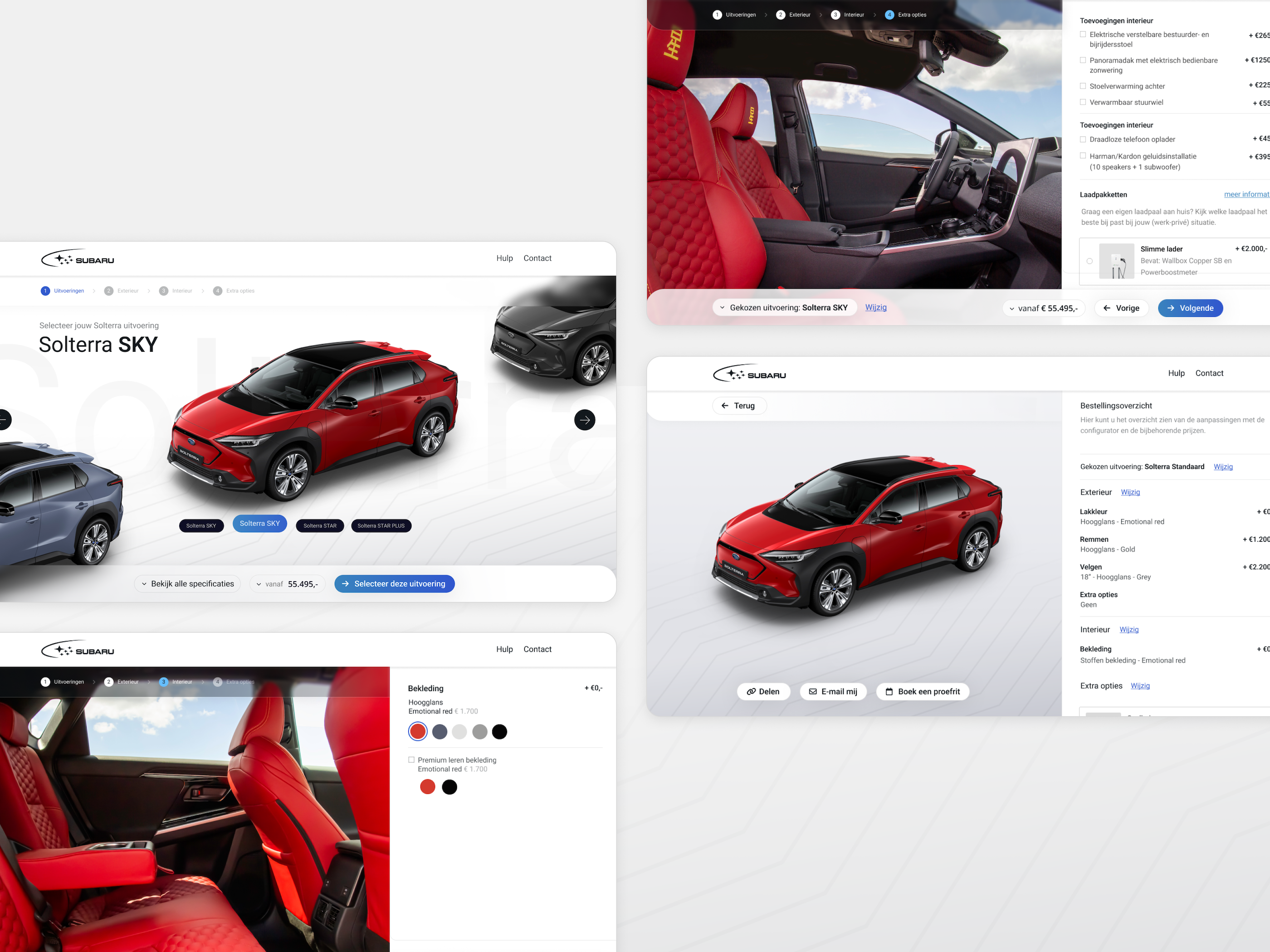 Example of UX Design For Product Configurators/Cpq