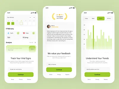 Onboarding Experience for Health App (Oxygen Tracker) conversion growth design mobile app onboarding product design saas user flow