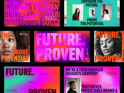 Dig bold brand branding color editorial type