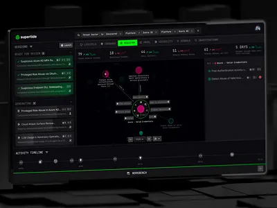 Cyber-Security Detection Product cyber cybersecurity dark dashboard dataviz design product saas security ui ux
