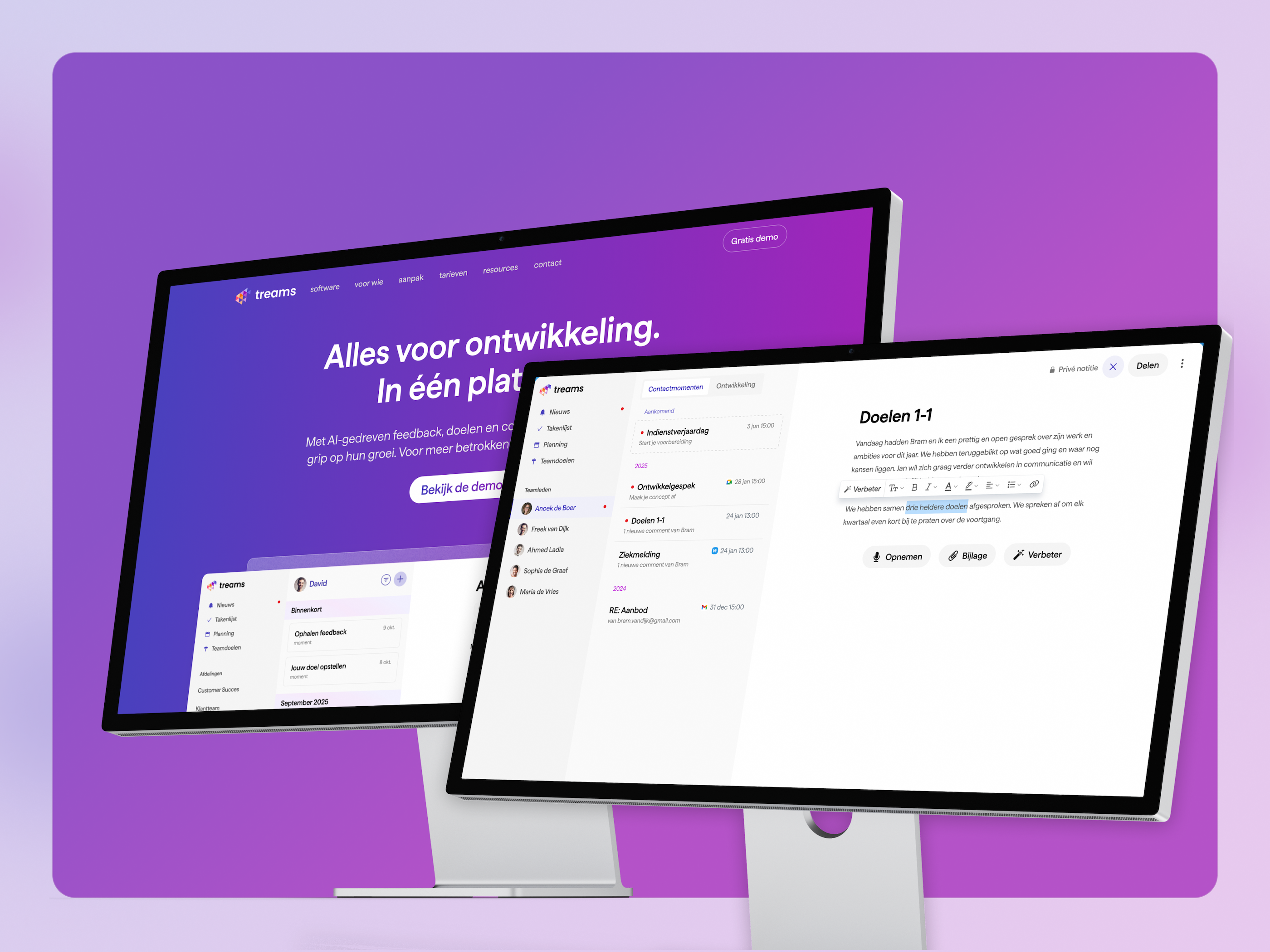Example of UX/UI Design For Saa S + Web Applications