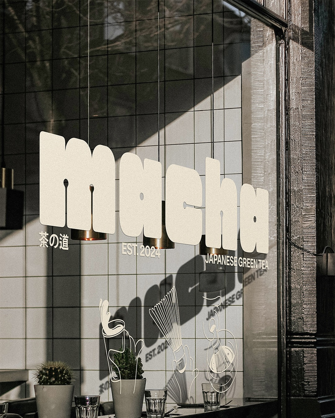 macha identity brand brand identity branding cafe design download identity logo mockup mockups psd pub restaurant storefront template typography visual identity visualization