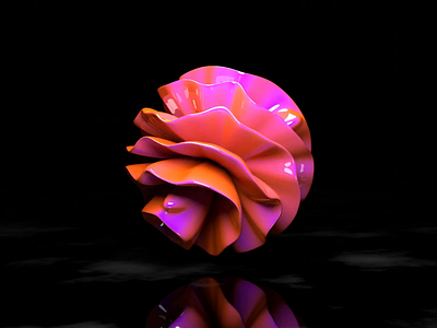 3D Abstract Flower Animation 2.9 blender 3d 3d abstract animation 3d animation 3d art 3d blender 3d illustration animation design illustration ui