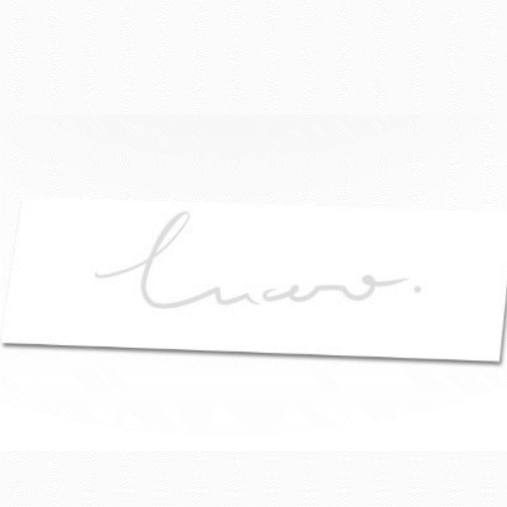 Logo for Lucero. Industrial designer branding design graphic design illustration logo typography