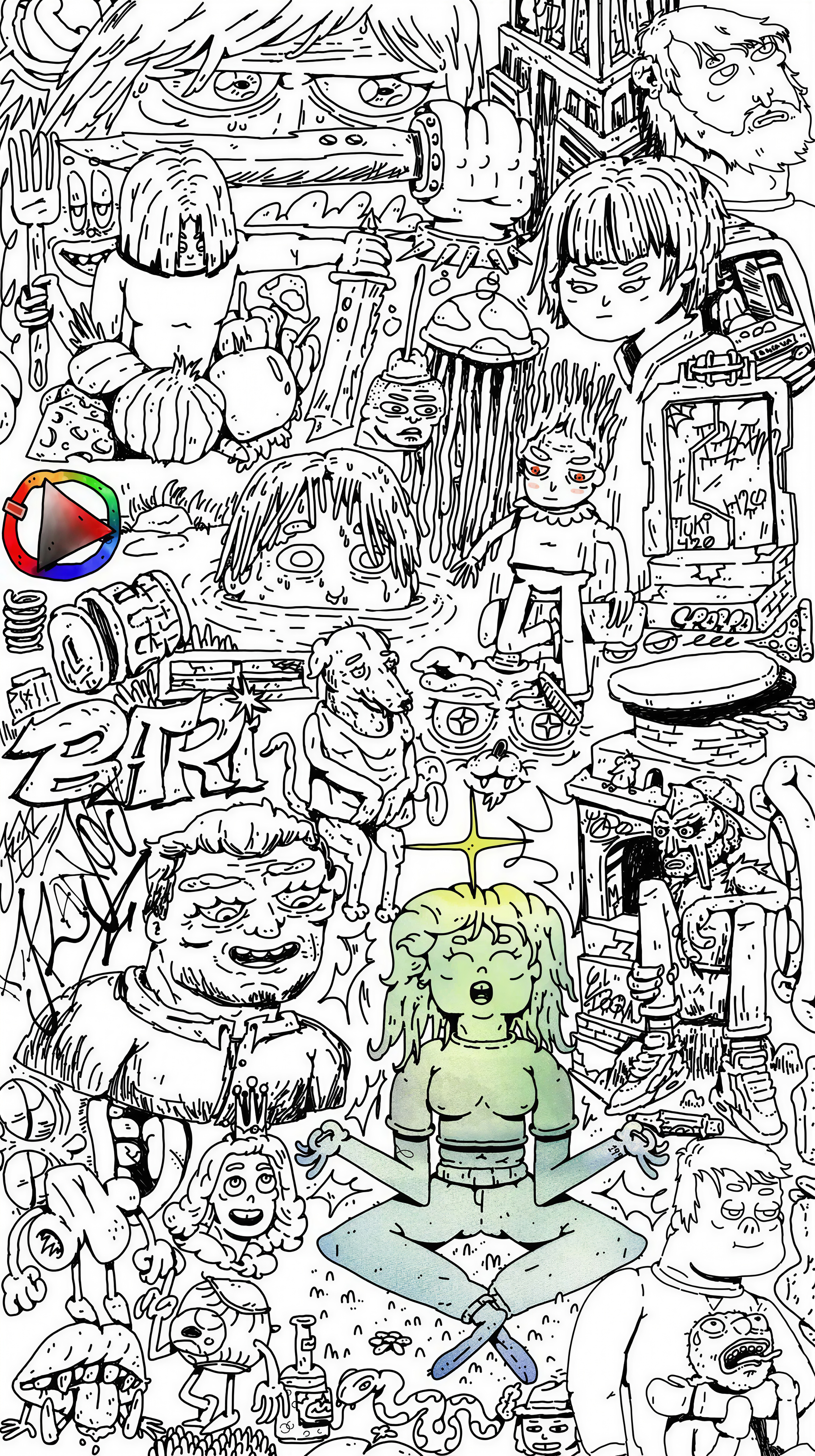 Sketching art cartoon character desing decoration design digital art doodle drawing graffiti illustration illustrations investigation pencil sketch sketching street stress urban zen