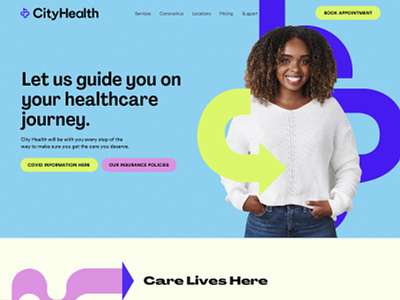 CityHealth - Heath Care branding design graphic design health care illustration logo typography ui ux vector
