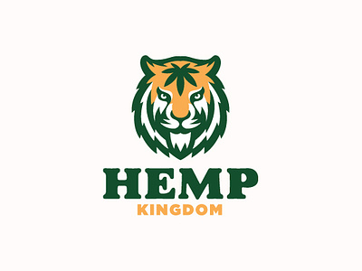 Tiger Cannabis animal cannabis logo cbd logo cbd oil design hemp hemp logo hemp tiger illustration logo logo design logo designer marijuana medical marijuana tiger cannabis tiger logo tiger mascot weed