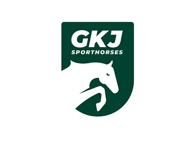GKJ Sporthorses Premium Equestrian Brand Identity branding graphic design logo