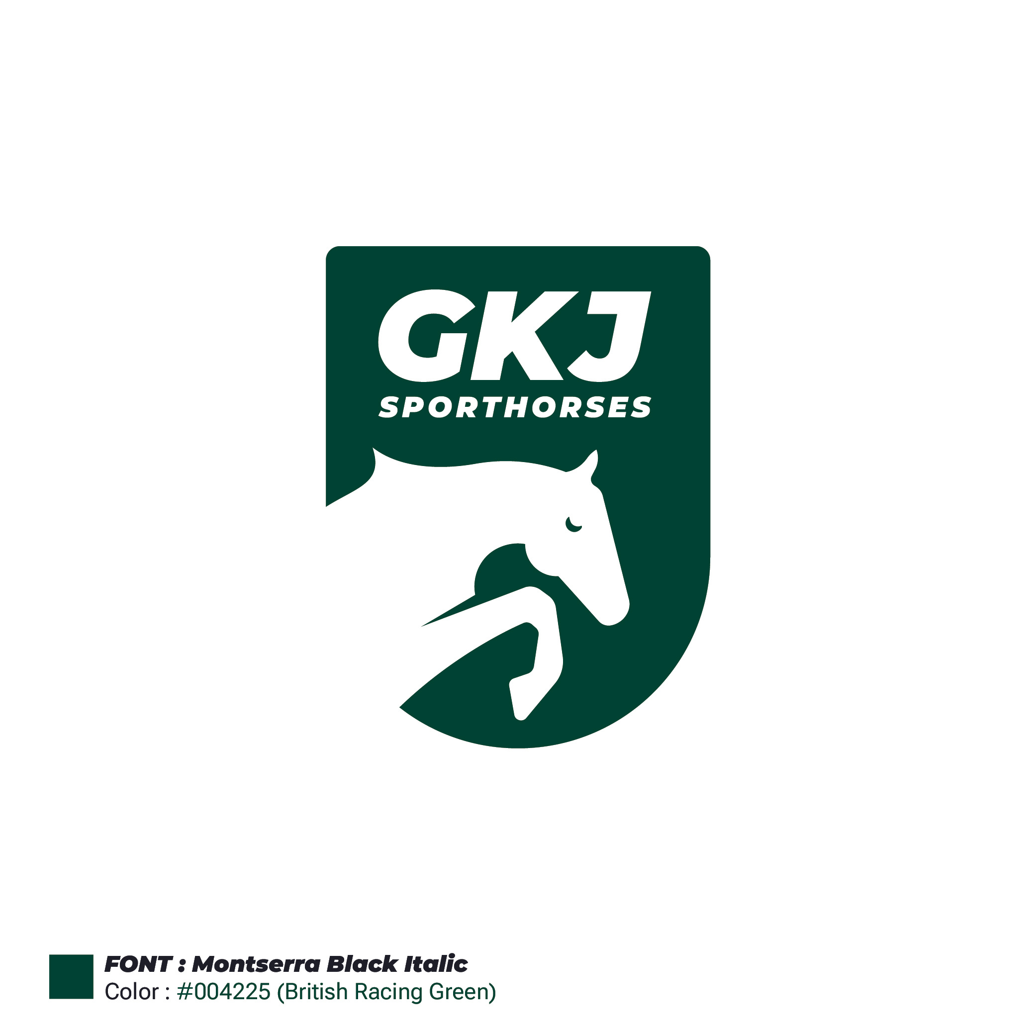 GKJ Sporthorses 
Premium Equestrian Brand Identity