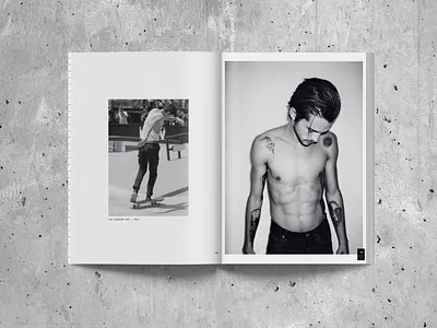 Magazine Layout Design - Skateboarding Editorial Spread editorial spread grid design layout design magazine layout photo layout print layout skate skateboard skateboarding magazine visual storytelling