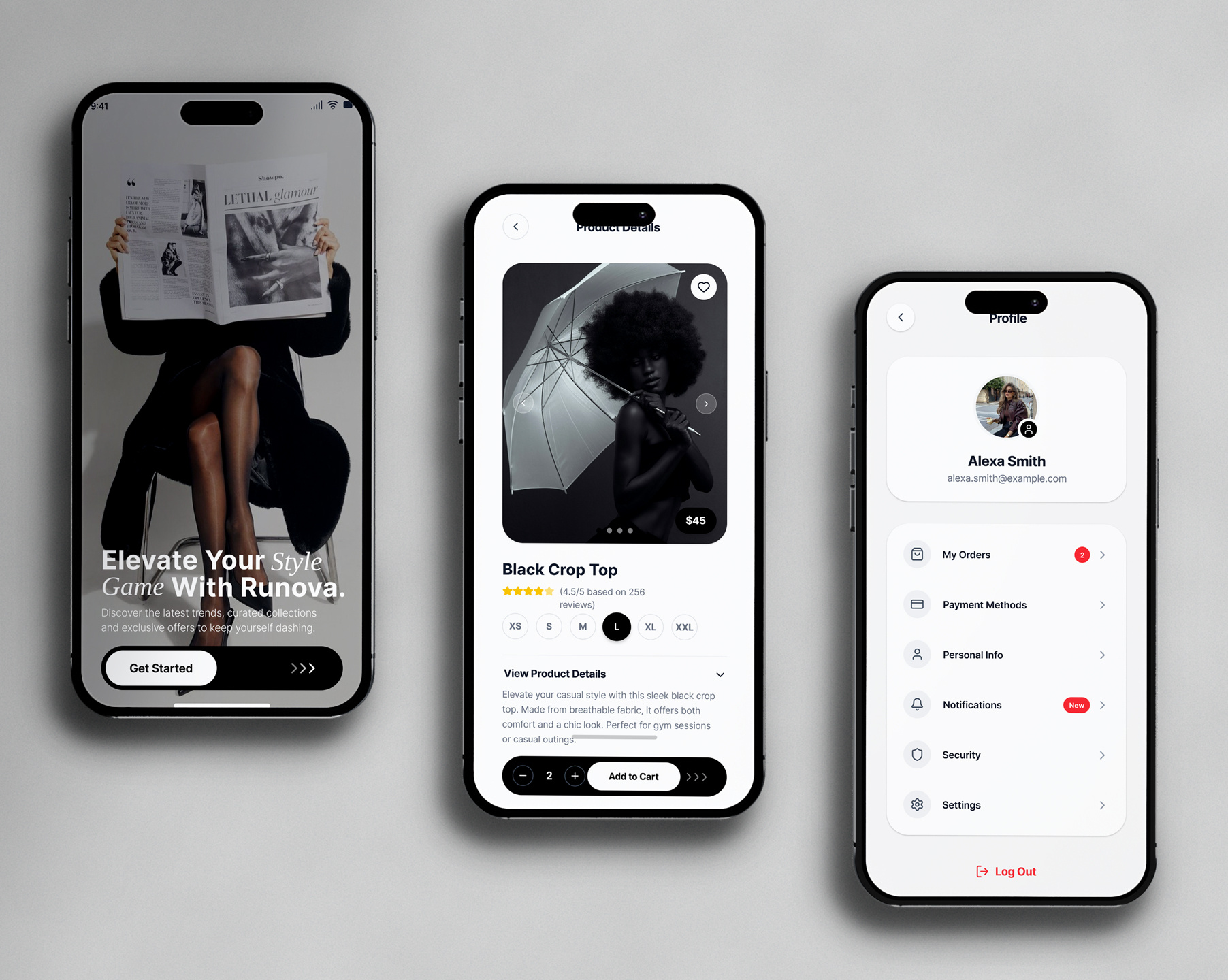 Example of Mobile UI Design