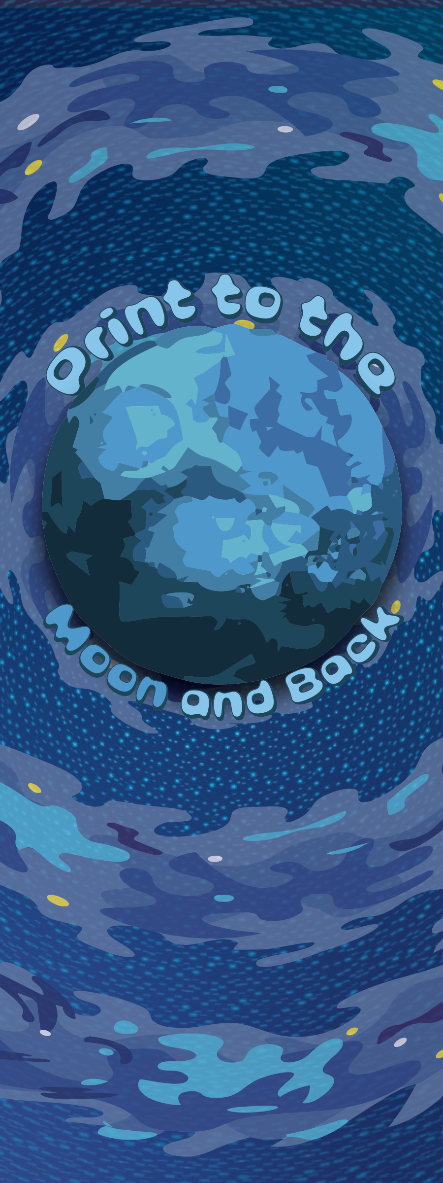 Space Kids Bookmark Concept
