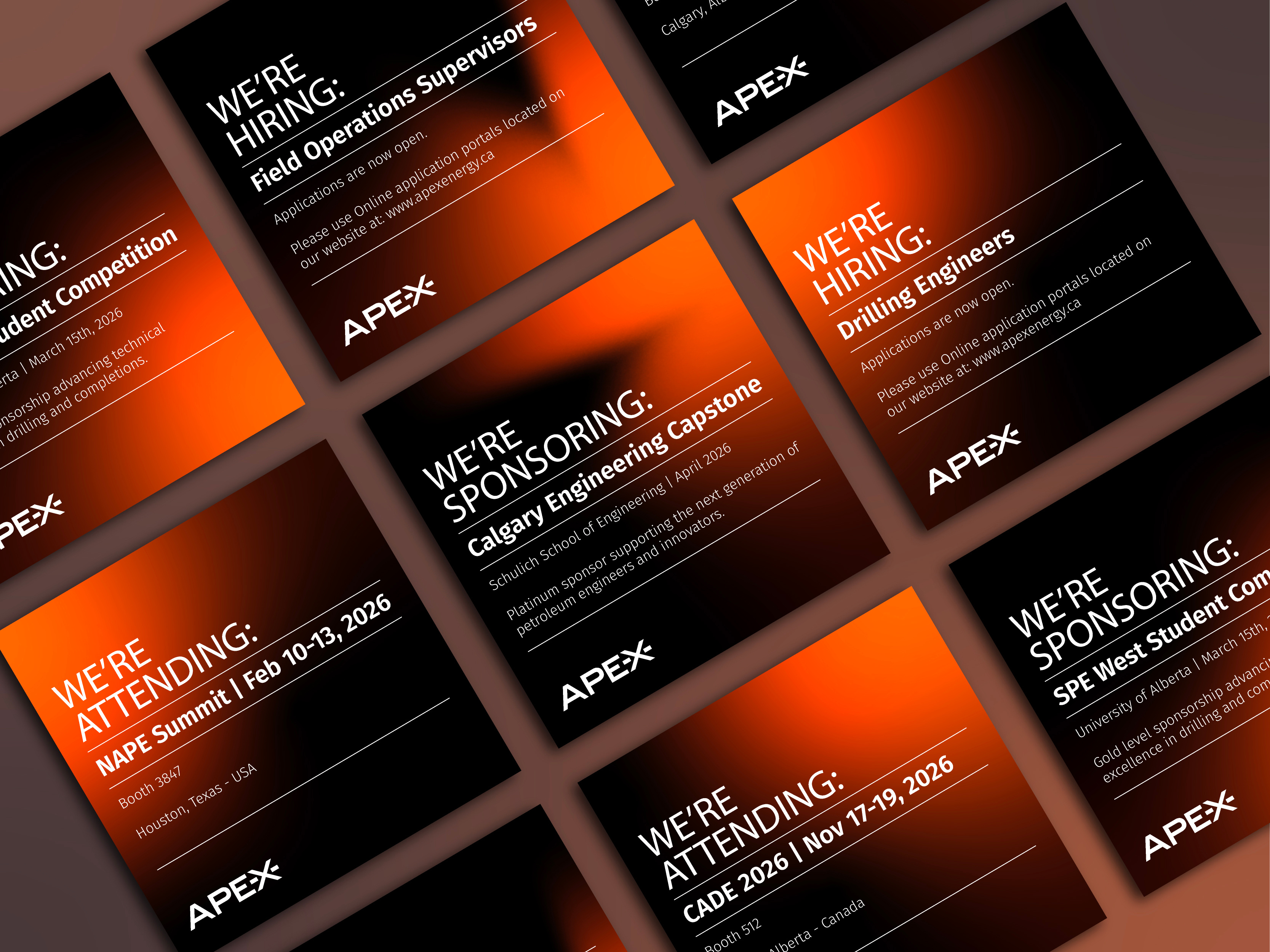 Social Media Template System - Energy Sector Announcements