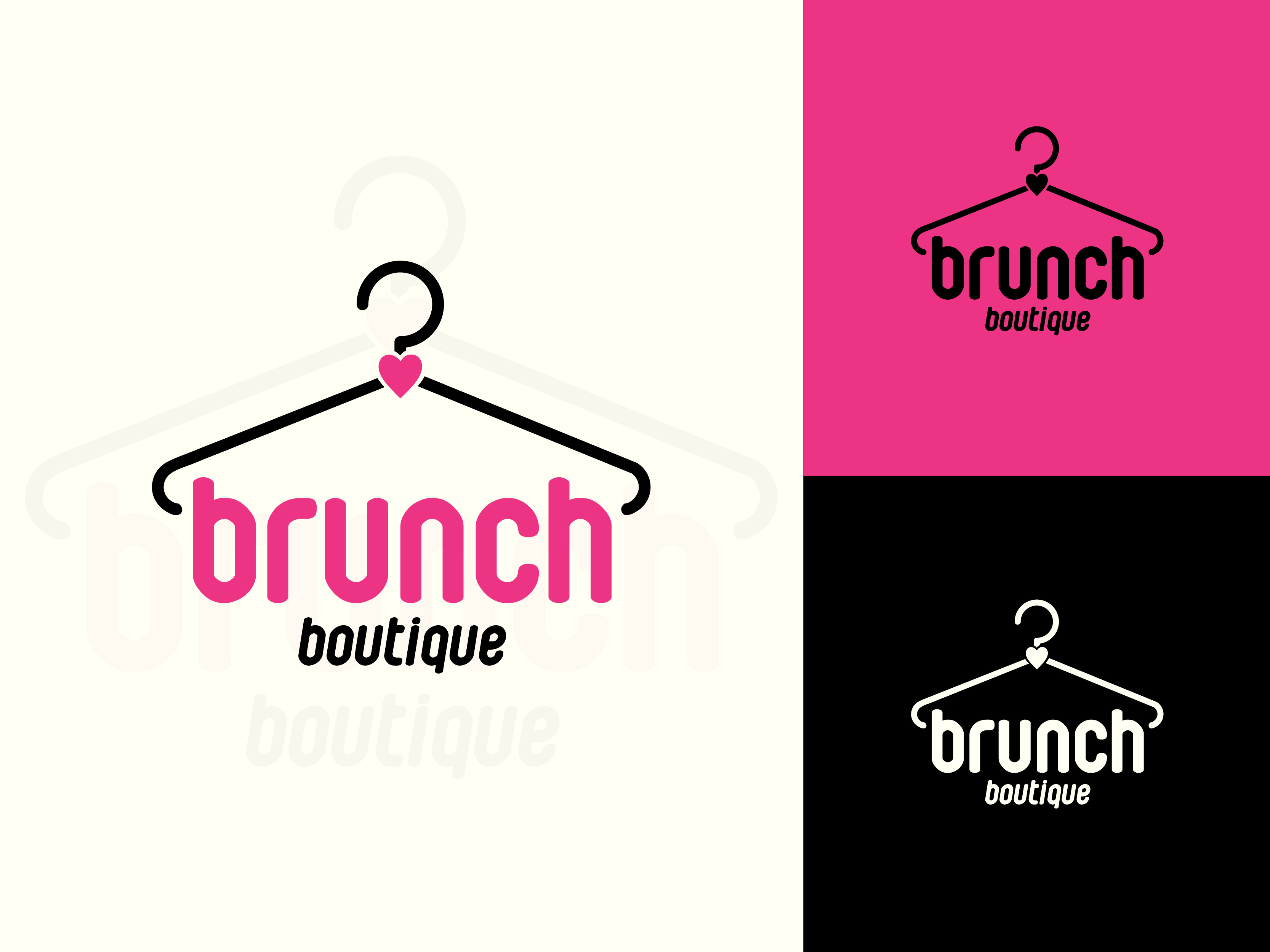 Brunch Boutique Logo Design | Fashion Brand Identity