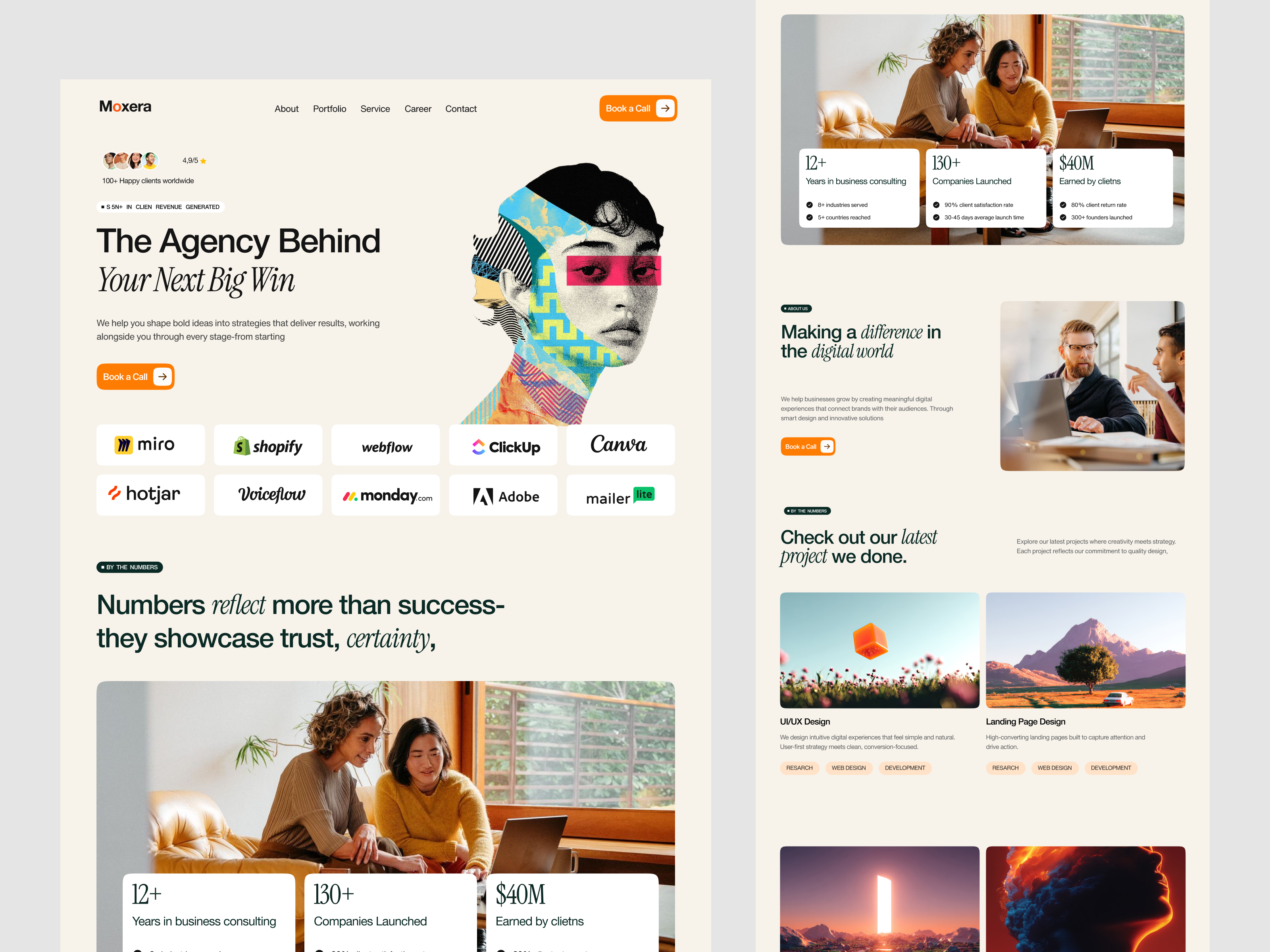 Design Agency Landing Page