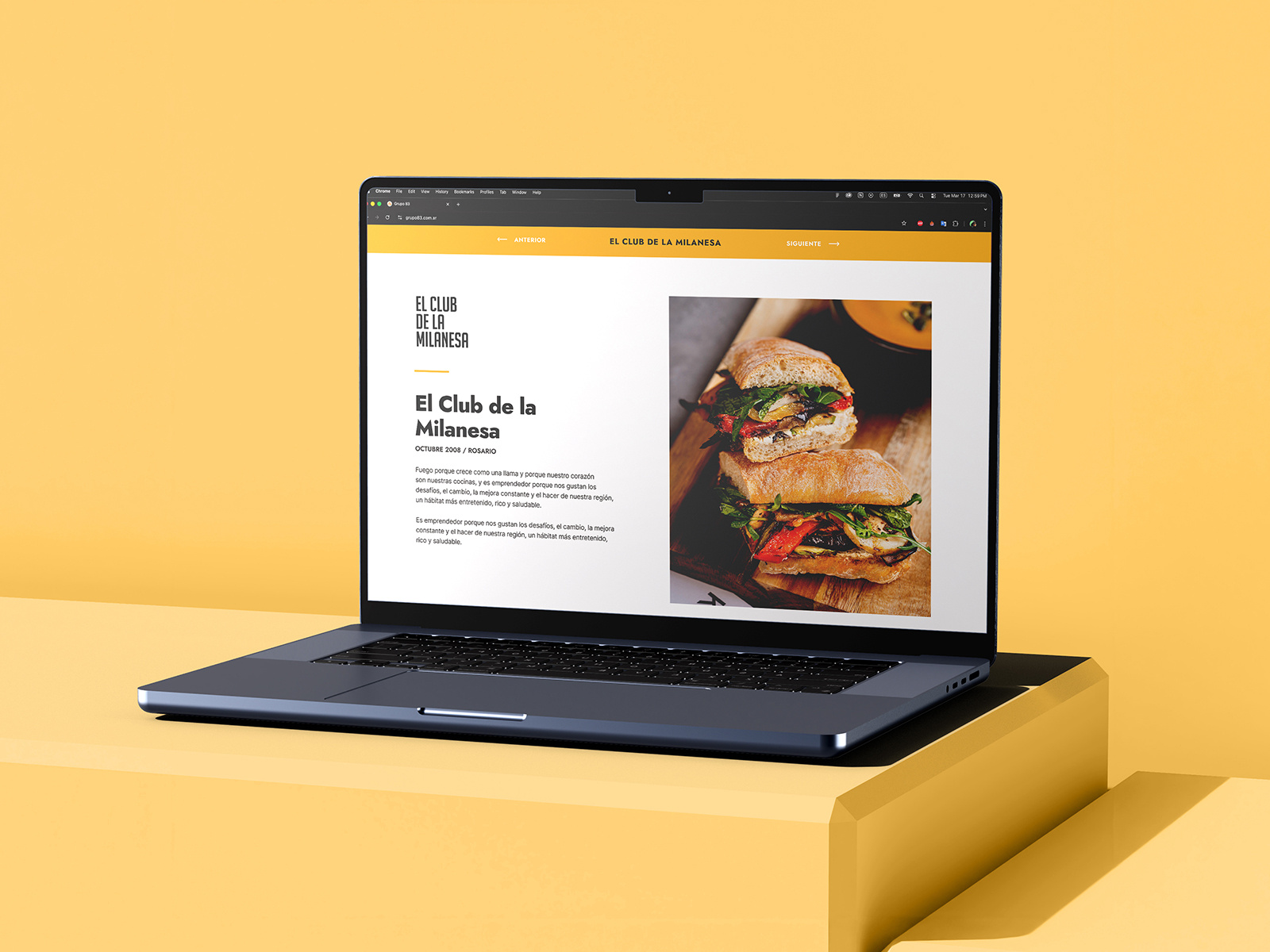 Website design: Grupo83