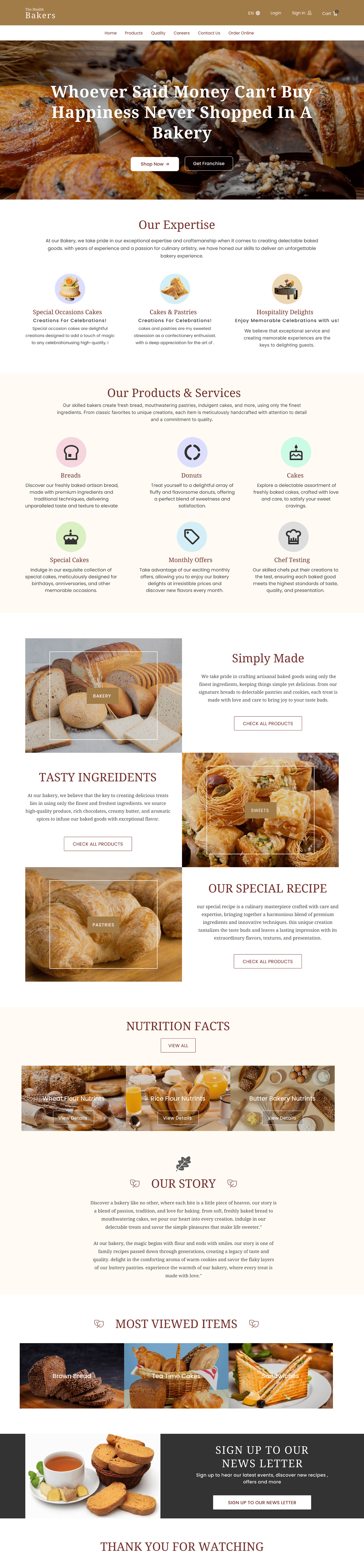 Baker's UI Design design graphic design uiux website design