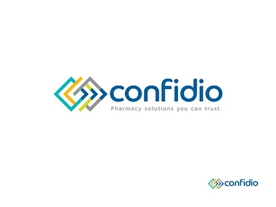 Pharmacy Solutions Logo branding design diamond graphic design icon logo typography wordmark