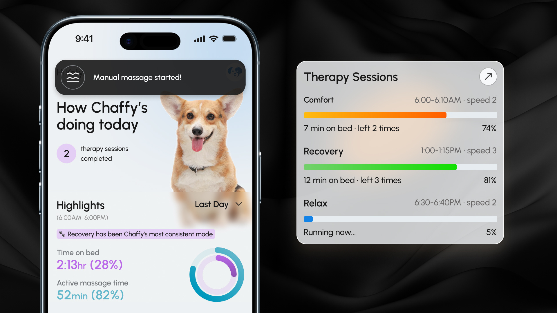Example of Pet Care Mobile Io T App With Bluetooth
